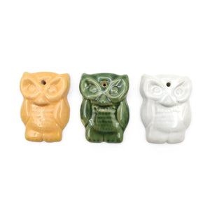 
                  
                    Load image into Gallery viewer, Incense holder ceramic owl
                  
                
