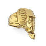 Ring Animal Elephant gold side