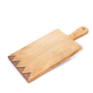 
                  
                    Load image into Gallery viewer, Wooden Cutting Board Rectangle w Triangles
                  
                