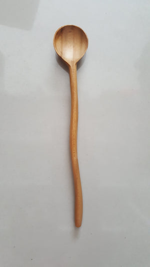 
                  
                    Load image into Gallery viewer, Wooden Tableware Long Minimalist Spoon Curved
                  
                