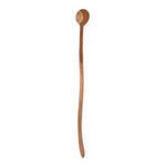 Wooden minimalist spoon rounded handle 2 cm