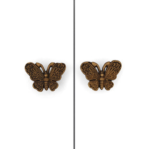 
                  
                    Load image into Gallery viewer, Brass Knob Butterfly set
                  
                