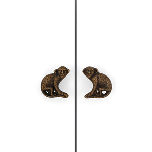 
                  
                    Load image into Gallery viewer, Brass Knob Monkey set
                  
                