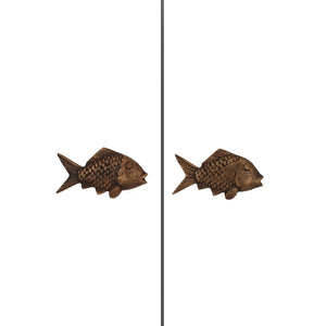 
                  
                    Load image into Gallery viewer, Brass Knob Fish set
                  
                