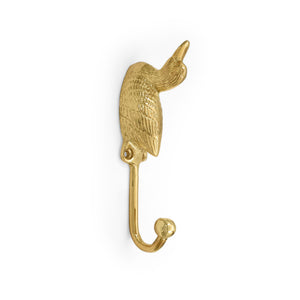 
                  
                    Load image into Gallery viewer, Brass Hook Swimming Duck
                  
                