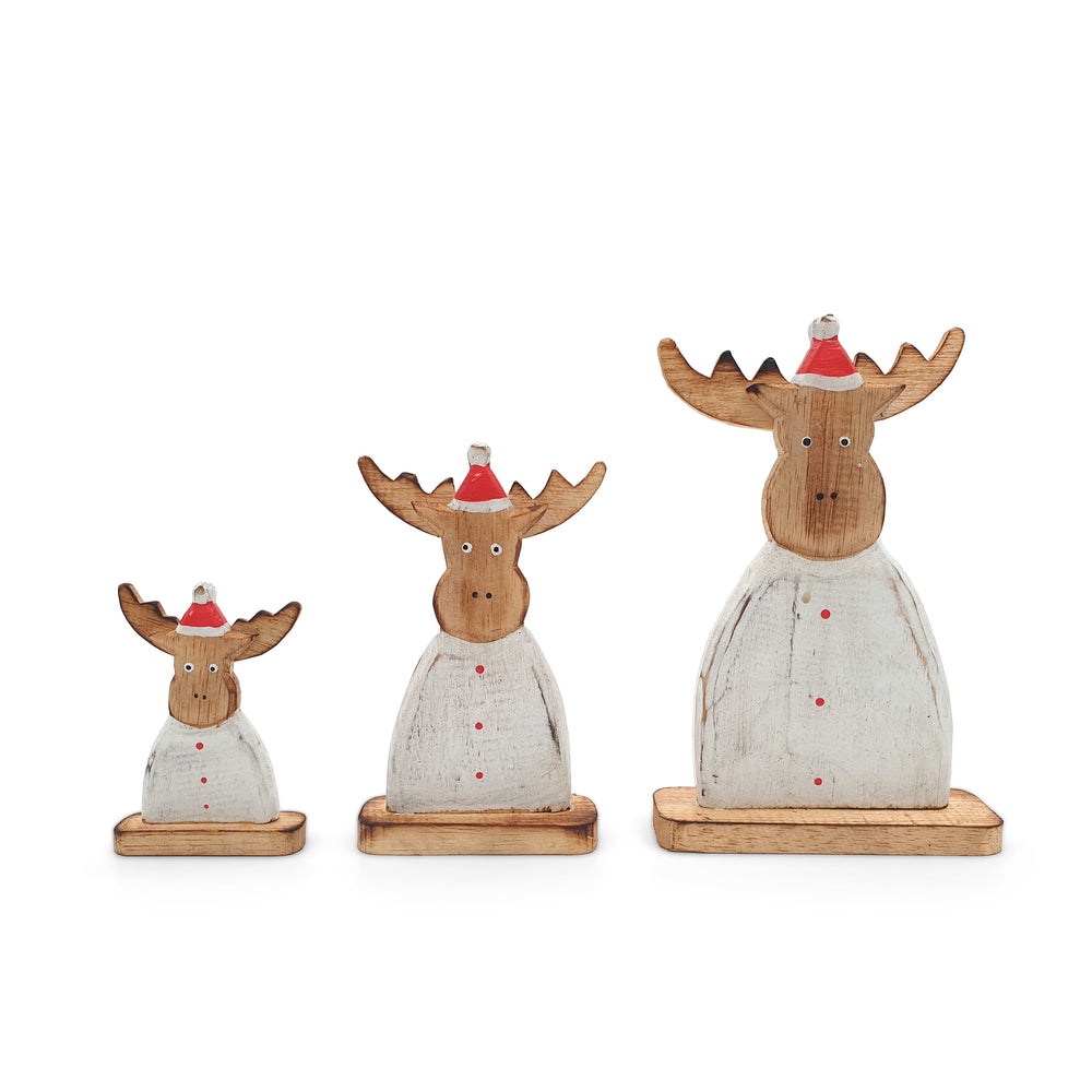 Christmas Decor Statues Deer Family set
