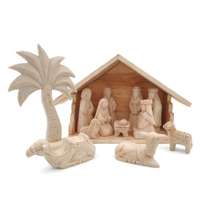 
                  
                    Load image into Gallery viewer, Christmas Decor Nativity Scene Natural
                  
                
