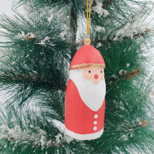 
                  
                    Load image into Gallery viewer, Wooden Christmas Ornaments Big Happy Santa Figurine
                  
                