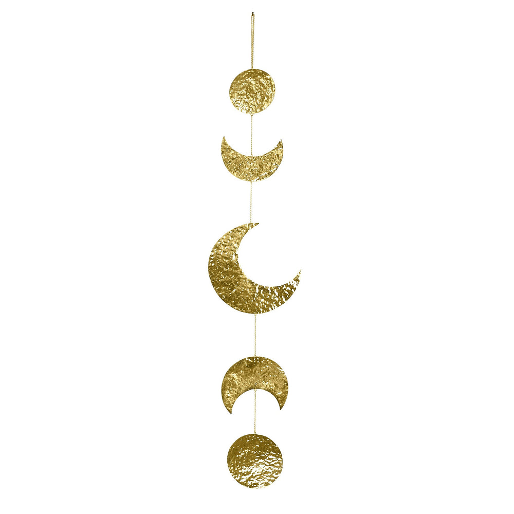
                  
                    Load image into Gallery viewer, Boho homeware moon wall hanging front
                  
                