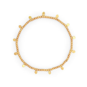 
                  
                    Load image into Gallery viewer, Minimalist silver 925 dot bracelet gold plated
                  
                