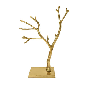 
                  
                    Load image into Gallery viewer, Solid brass tree for jewelry gold back
                  
                
