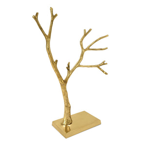 
                  
                    Load image into Gallery viewer, Solid brass tree for jewelry gold side
                  
                