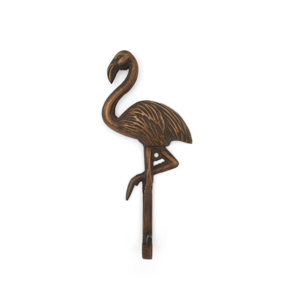 
                  
                    Load image into Gallery viewer, Brass Hook Flamingo
                  
                