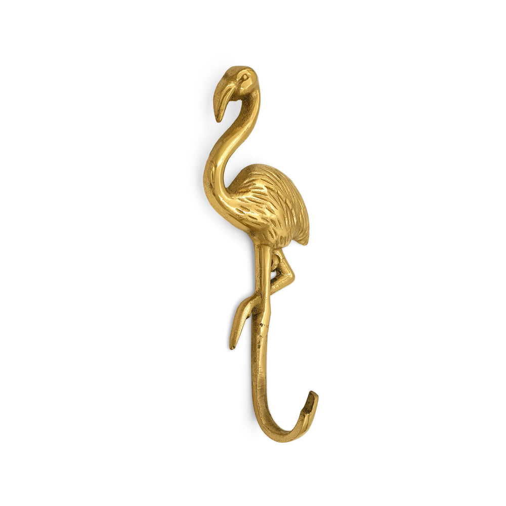 
                  
                    Load image into Gallery viewer, Brass Hook Flamingo
                  
                