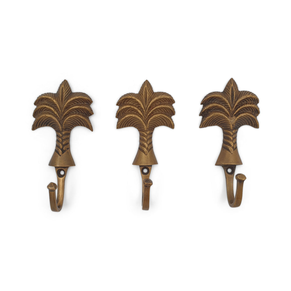 Brass Hook Palm Tree S