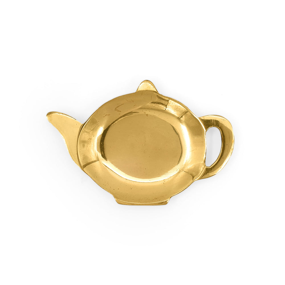 Brass Teabag holder Tea Pot