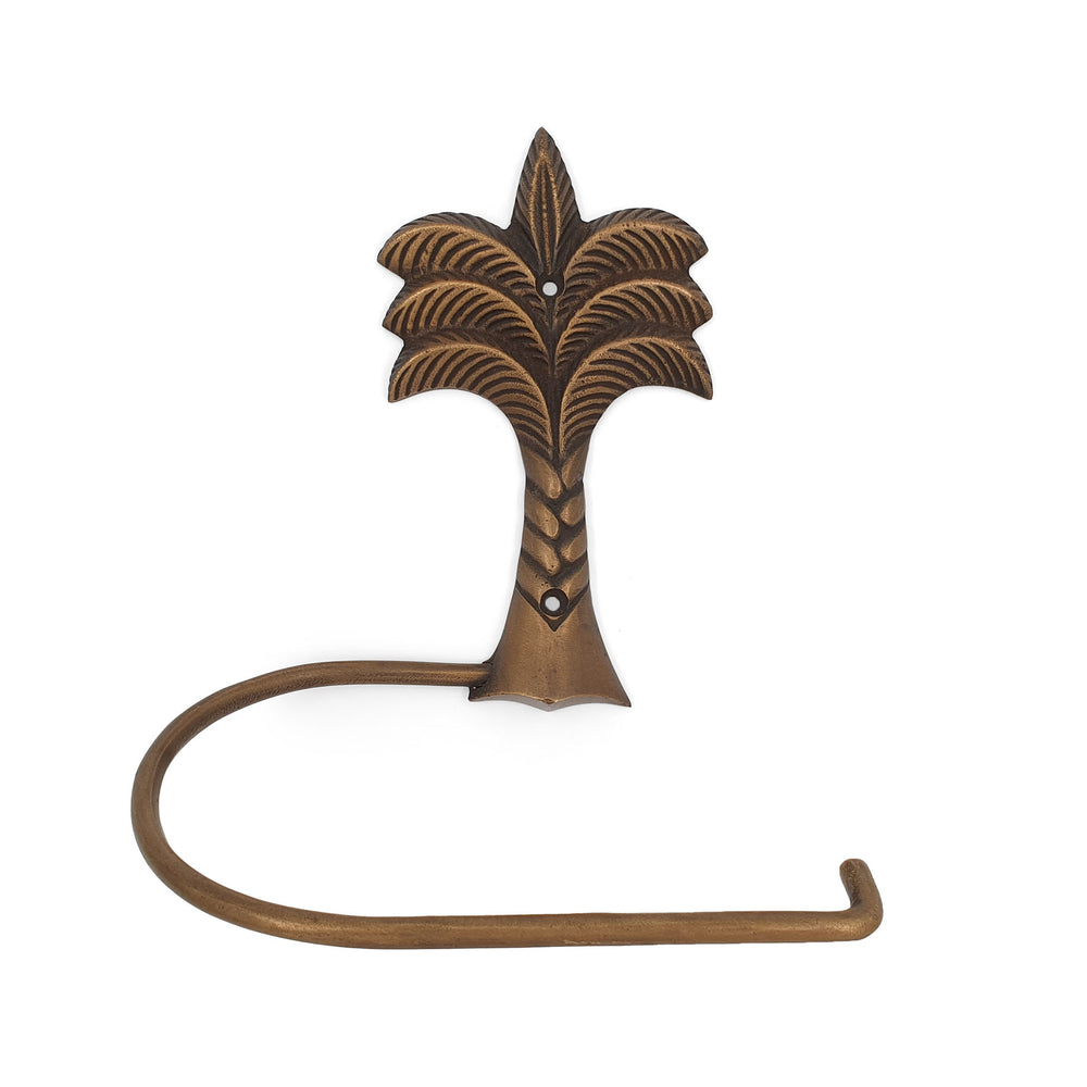 Brass Tissue Holder Palmtree