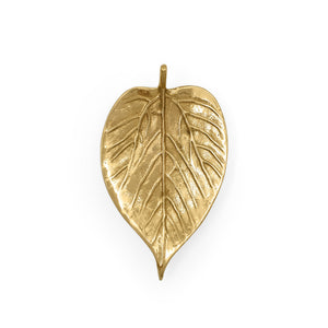 
                  
                    Load image into Gallery viewer, Brass Trinket Tray Small Leaf
                  
                