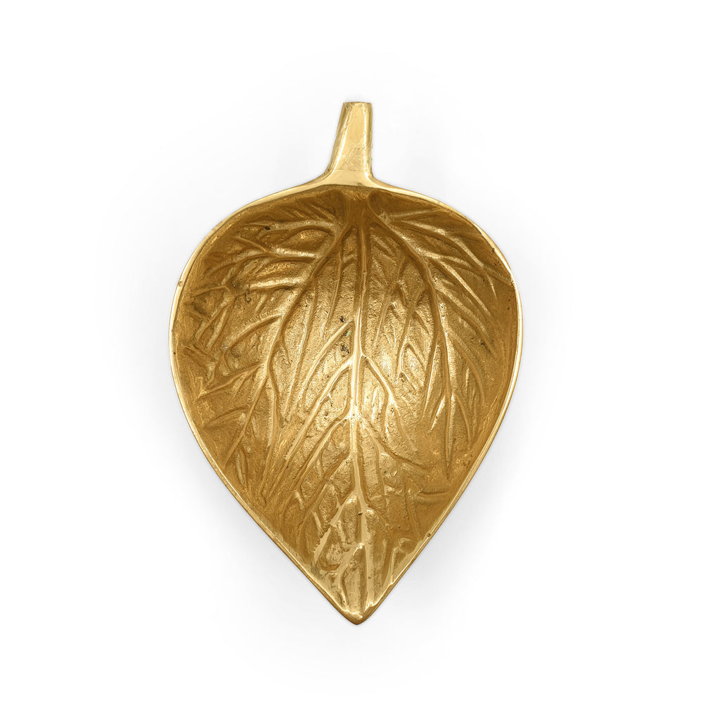 
                  
                    Load image into Gallery viewer, Brass Trinket Bowl Leaf
                  
                