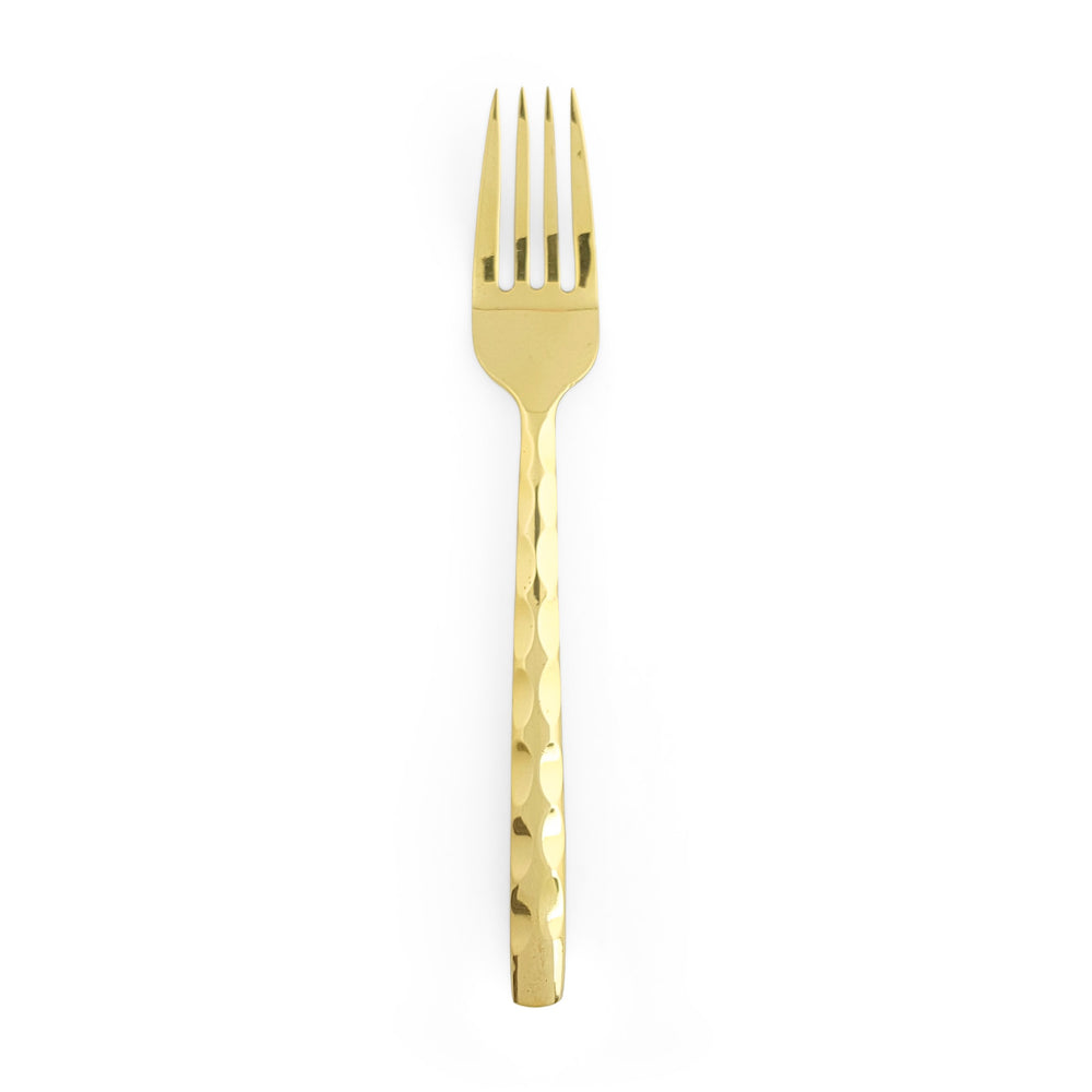 
                  
                    Load image into Gallery viewer, Brass Cutlery Geometric Fork
                  
                