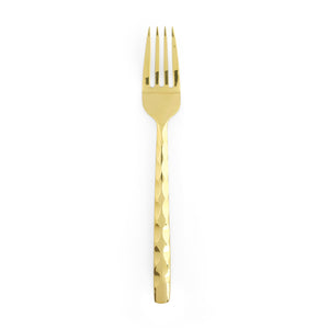 
                  
                    Load image into Gallery viewer, Brass Cutlery Geometric Fork
                  
                