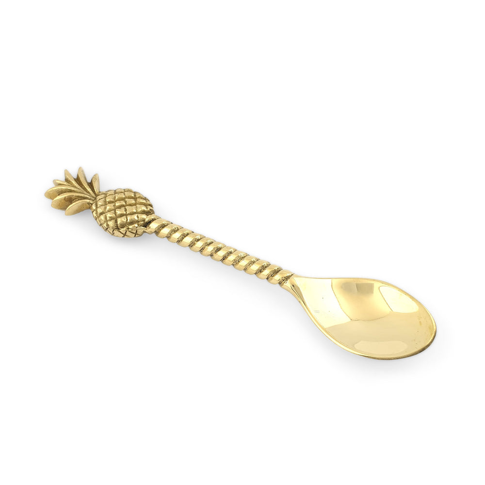Brass Pineapple Desert Spoon
