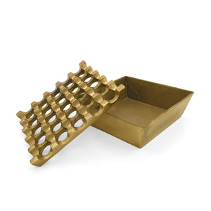 
                  
                    Load image into Gallery viewer, Ashtray Geometric Stainless Gold
                  
                
