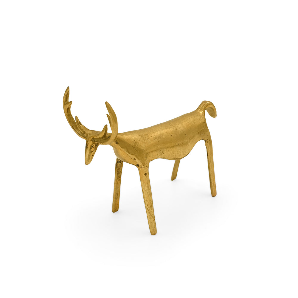 Brass Figurine Minimalist Ox