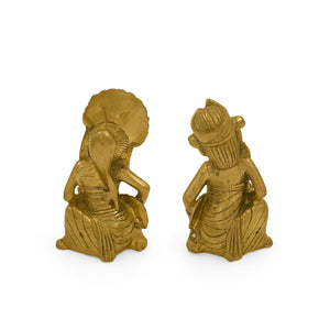 
                  
                    Load image into Gallery viewer, Brass Statue Balinese Wedding Couple
                  
                