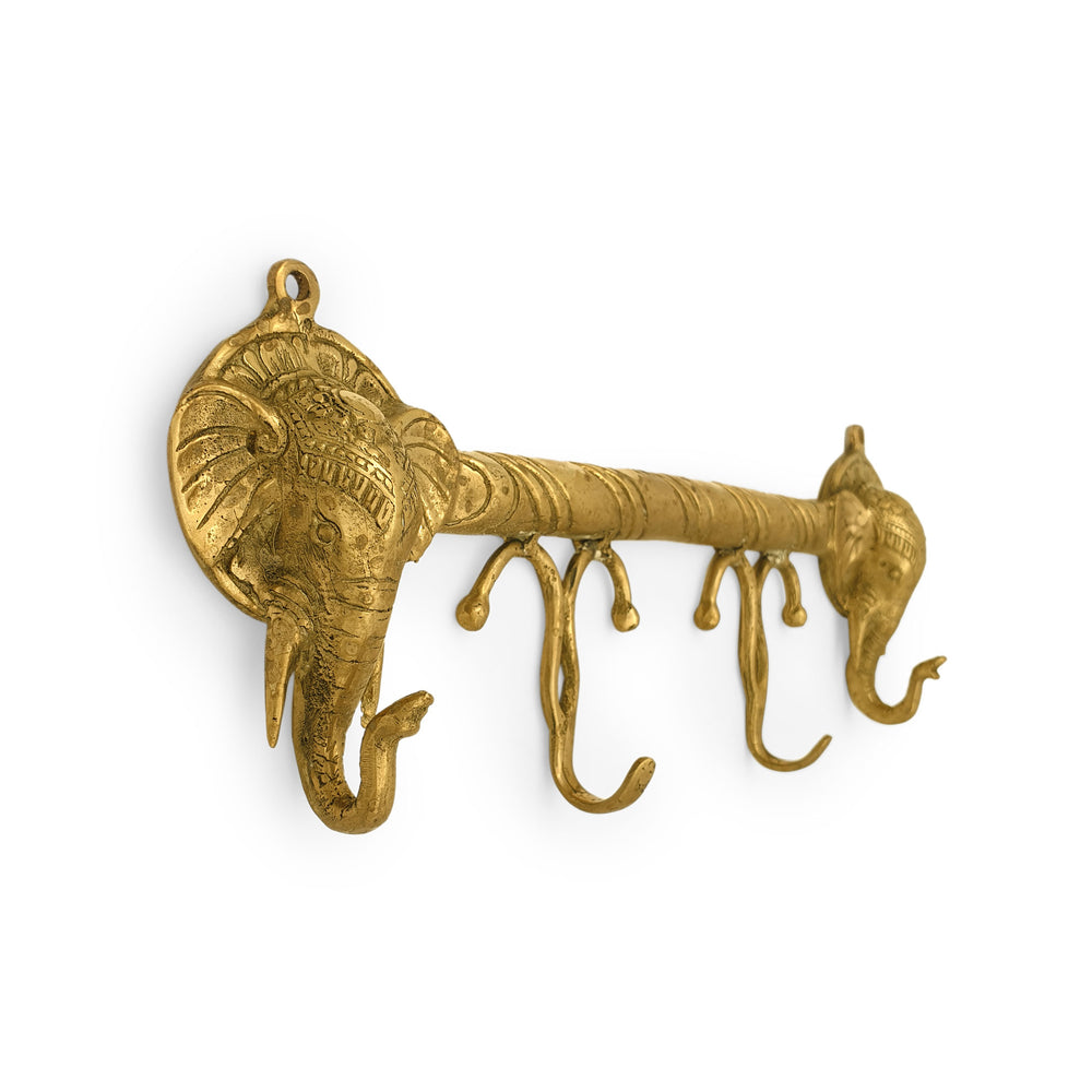 
                  
                    Load image into Gallery viewer, Brass Hooks Oriental Elephants
                  
                