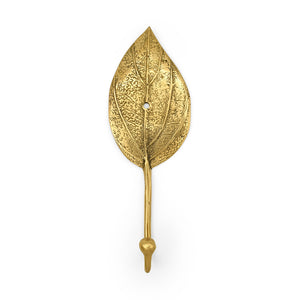 
                  
                    Load image into Gallery viewer, Brass Hook Forest Leaf
                  
                