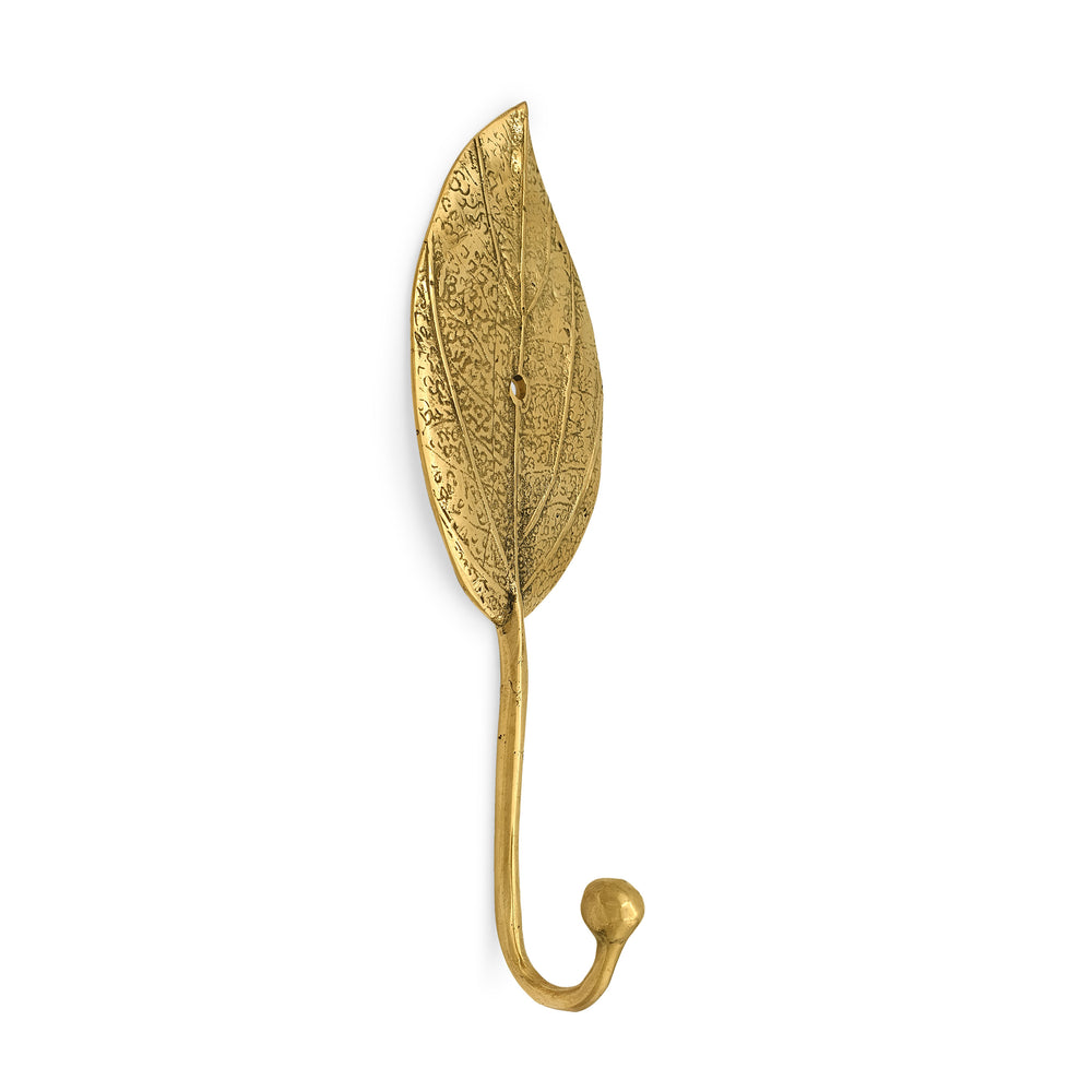 
                  
                    Load image into Gallery viewer, Brass Hook Forest Leaf
                  
                