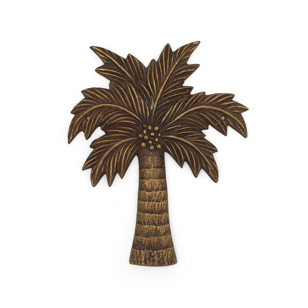 
                  
                    Load image into Gallery viewer, Brass Wall Ornament Palm Tree
                  
                