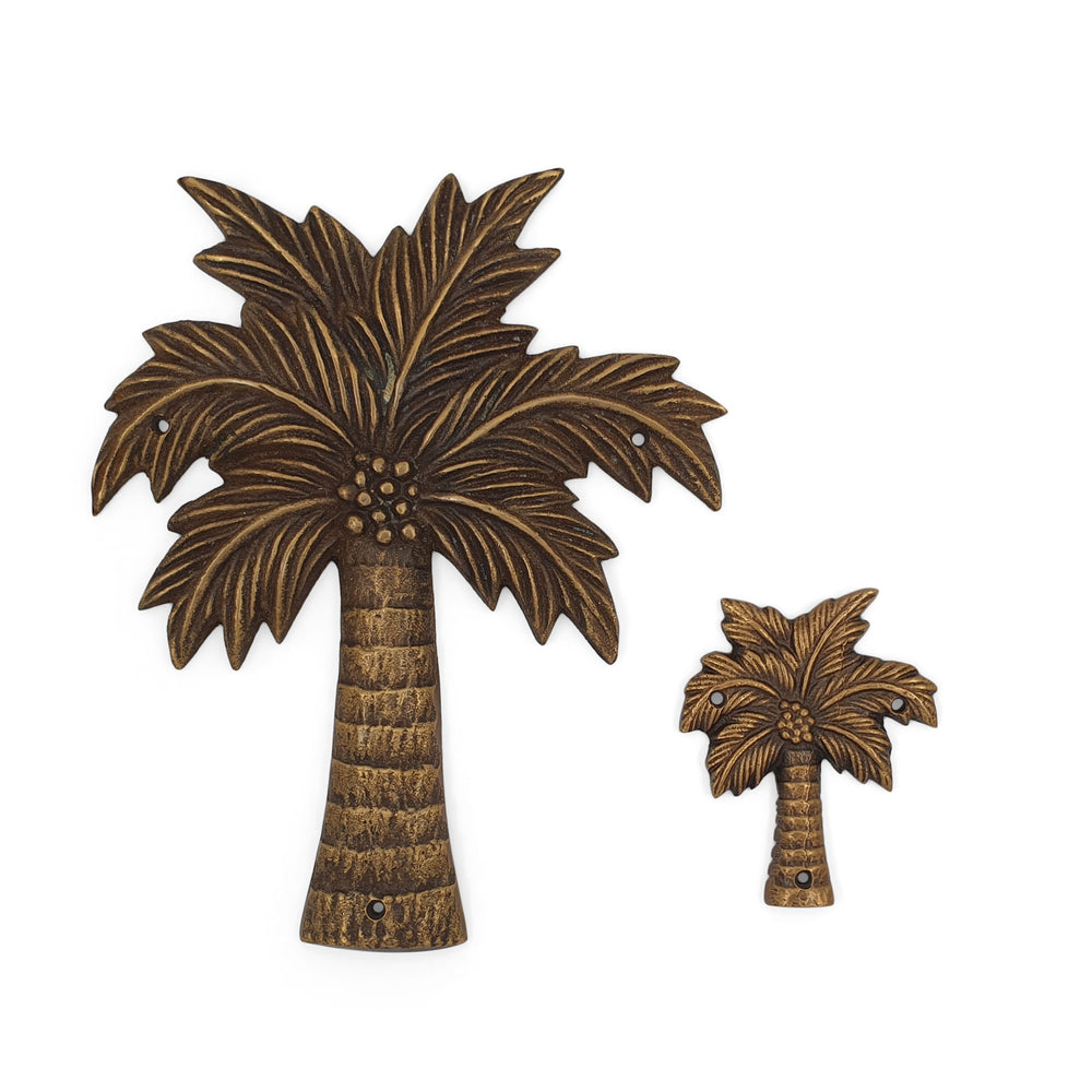 Brass Wall Ornament Palm Tree