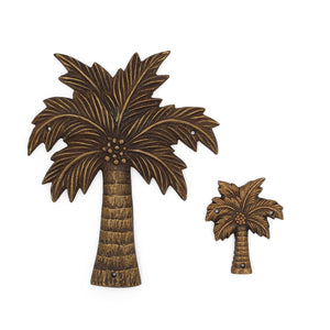 
                  
                    Load image into Gallery viewer, Brass Wall Ornament Palm Tree
                  
                