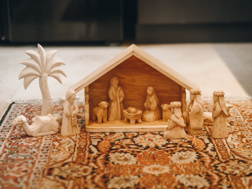 
                  
                    Load image into Gallery viewer, Christmas Decor Nativity Scene Natural
                  
                