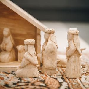 
                  
                    Load image into Gallery viewer, Christmas Decor Nativity Scene Natural
                  
                