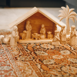 
                  
                    Load image into Gallery viewer, Christmas Decor Nativity Scene Natural
                  
                
