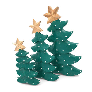 
                  
                    Load image into Gallery viewer, Christmas Decor Tannenbaum Green Set of 3
                  
                