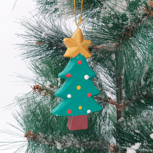 
                  
                    Load image into Gallery viewer, Wooden Christmas Ornament Cute mini Tree
                  
                