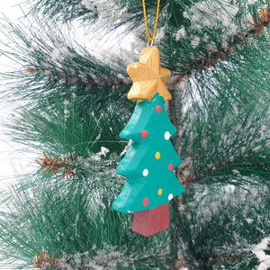 
                  
                    Load image into Gallery viewer, Wooden Christmas Ornament Cute mini Tree
                  
                