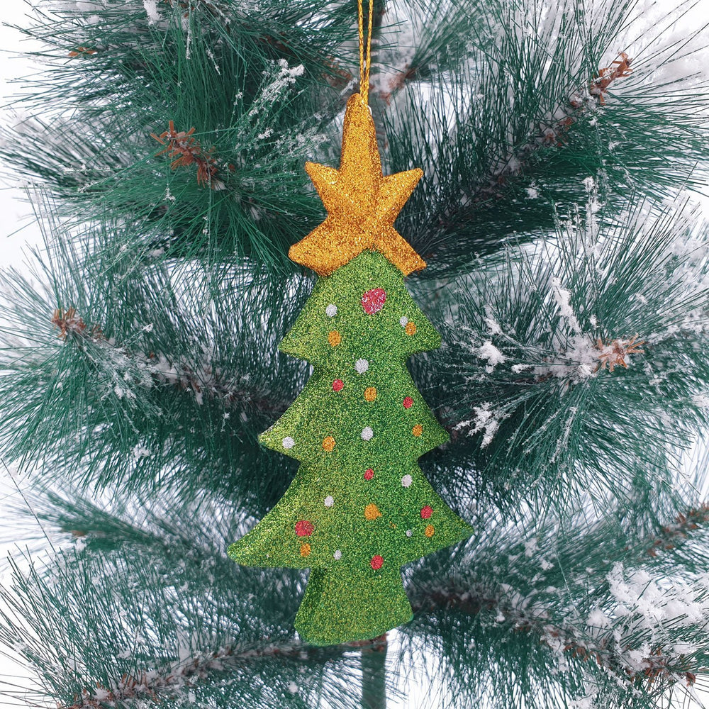 Wooden Christmas Ornament XL Sparkling Tree