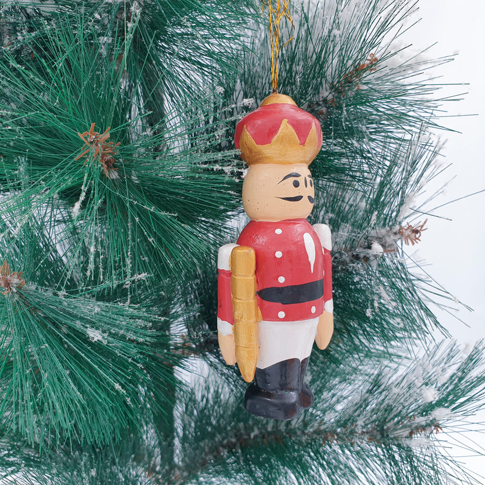 
                  
                    Load image into Gallery viewer, Wooden Christmas Ornaments Tin Soldier
                  
                