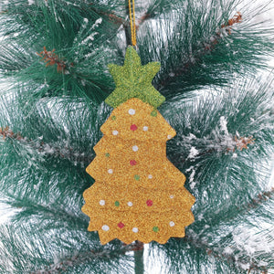 
                  
                    Load image into Gallery viewer, Wooden Christmas Ornament Sparkling Tree
                  
                
