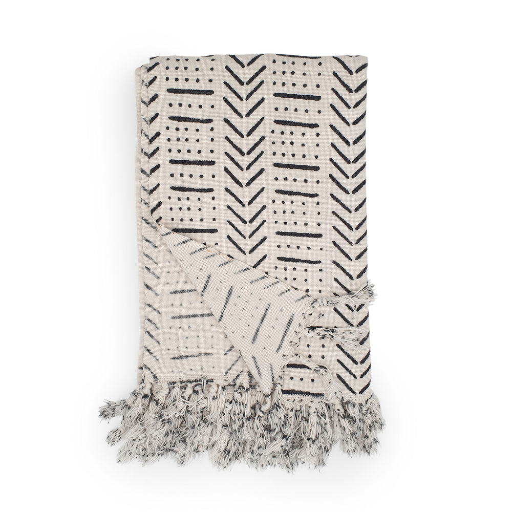 
                  
                    Load image into Gallery viewer, Cotton Throw Block Print Cotton
                  
                