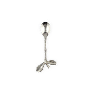 
                  
                    Load image into Gallery viewer, Cutlery Branch Leaf Silver Plated Spoon S
                  
                