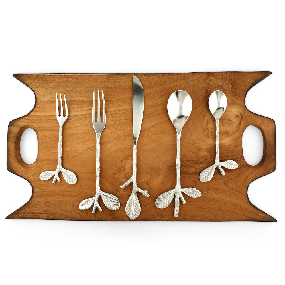 
                  
                    Load image into Gallery viewer, Cutlery Branch Leaf Silver Plated
                  
                