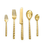 Brass Cutlery Geometric