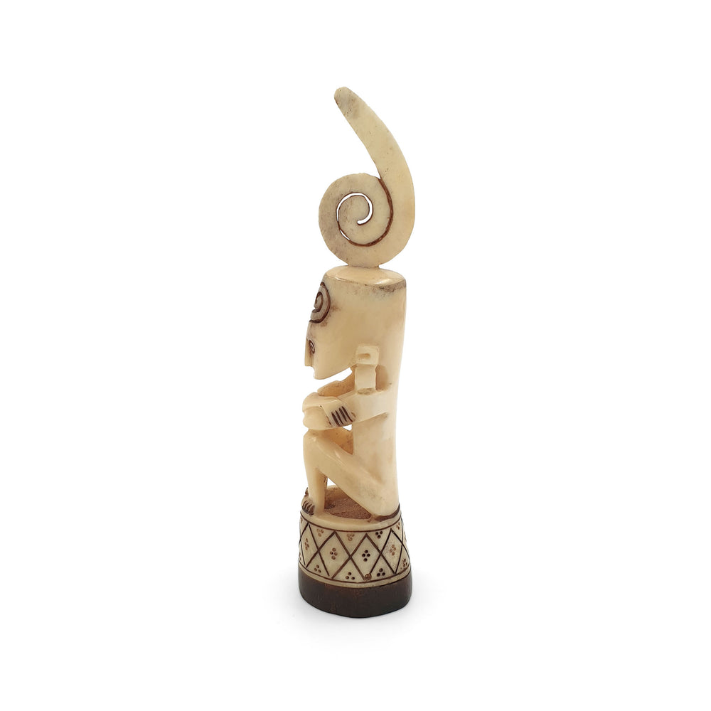
                  
                    Load image into Gallery viewer, Flores Decorative Carved Buffalo Bone Warrior
                  
                