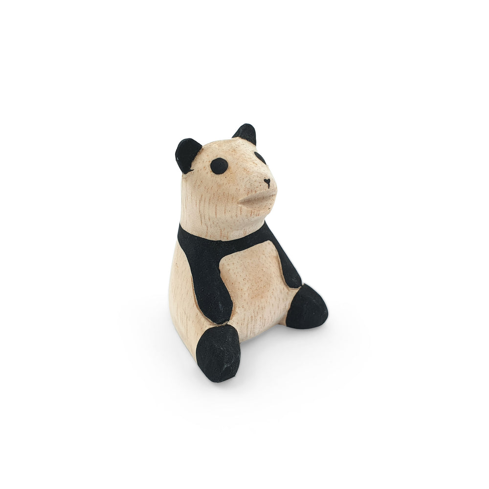 Wooden Miniature Animal Panda